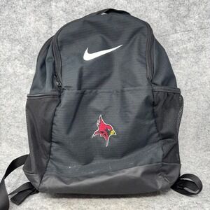 Nike Cardinals‎ Logo Black Backpack School Travel Bag Fisher Basketball Sports